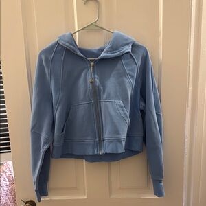 lululemon Scuba Blue Zip-Up Hoodie